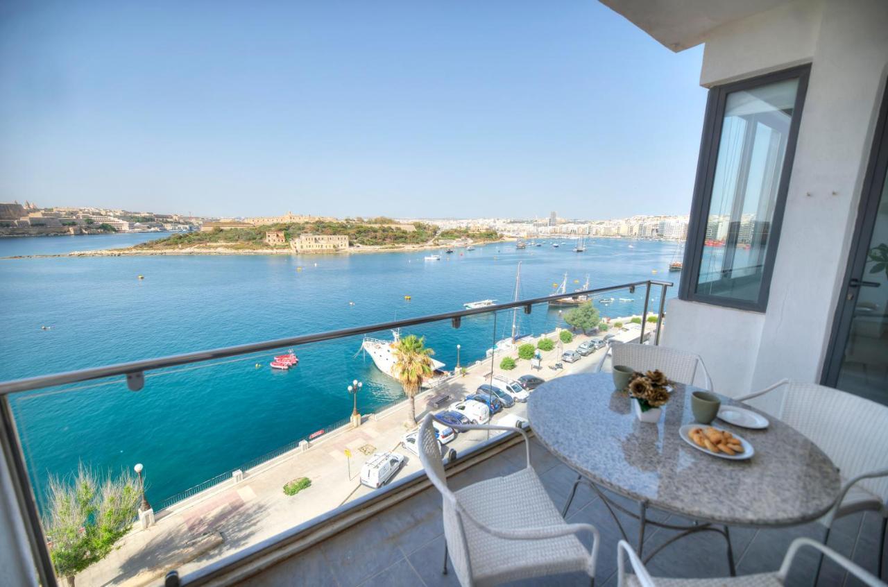 Bright And Spacious 3 Bedroom Apartment With Breathtaking Views - Goslm-5 Sliema Exterior photo